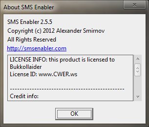 SMS Enabler 2.5.5