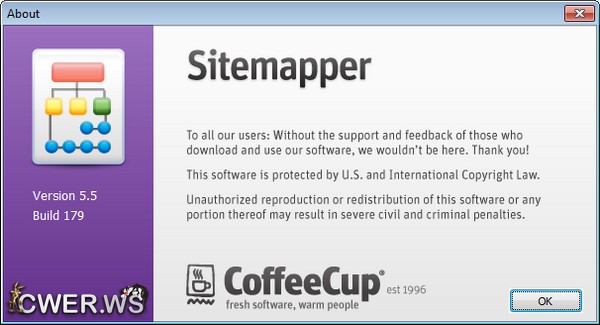 CoffeeCup Sitemapper 5.5 Build 179