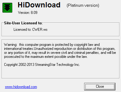 HiDownload Platinum 8.09