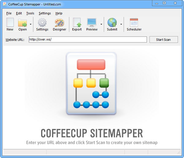 CoffeeCup Sitemapper 6