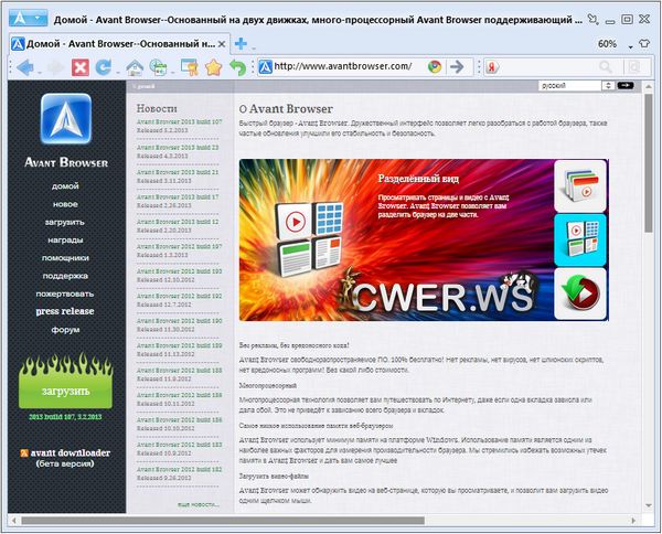 Avant Browser 2013