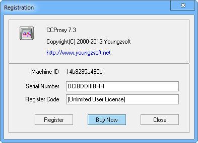 CCProxy 7.3 Build 20130510