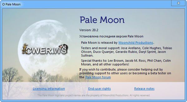 Pale Moon 20.2