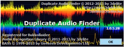 Duplicate Audio Finder 1.05.28