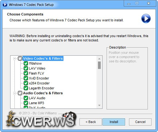 Windows 7 Codec Pack 4