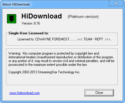 HiDownload Platinum 8.16