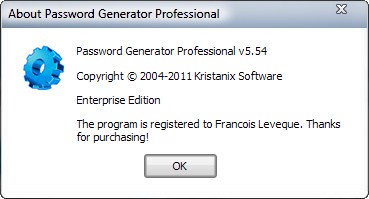 Password Generator Professional 5.54