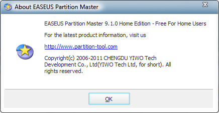 EASEUS Partition Master 9.1.0