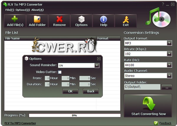 FLV to MP3 Converter 3.0.4