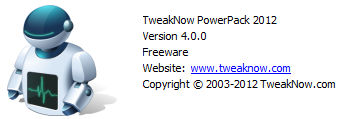 TweakNow PowerPack 2012 4.0.0
