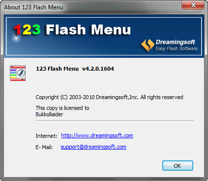 123 Flash Menu 4.3.0.1700