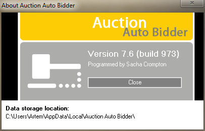 Auction Auto Bidder Professional 7.6 Build 973