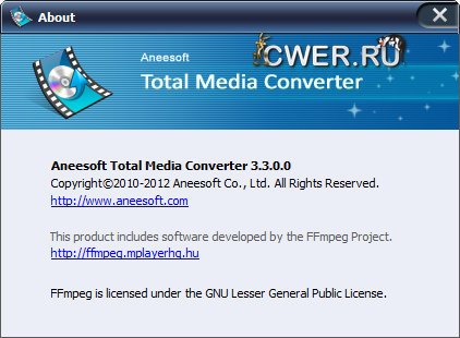 Aneesoft Total Media Converter 3.3.0.0