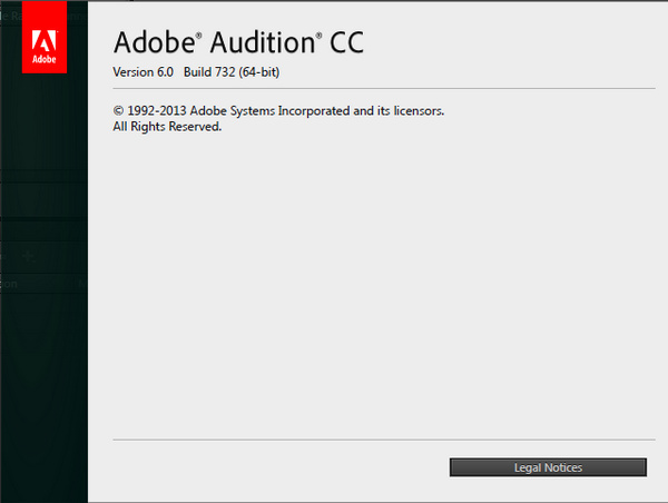 Adobe Audition CC 6.0 build 732