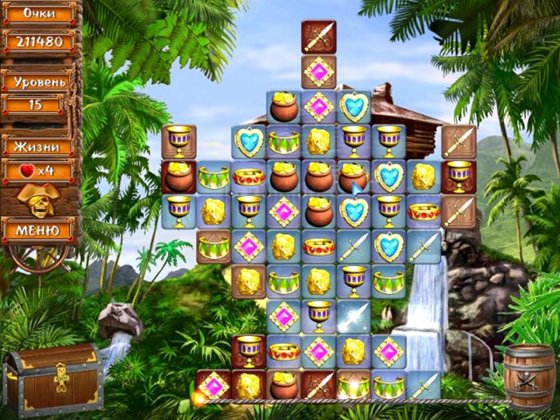 скриншот игры  Остров сокровищ