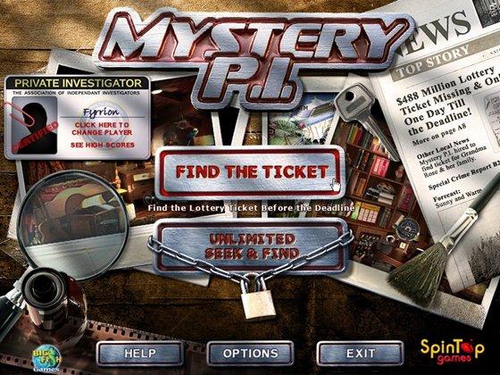 Mystery P.I. The Lottery Ticket