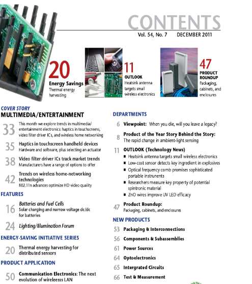 Electronic products №12 2011