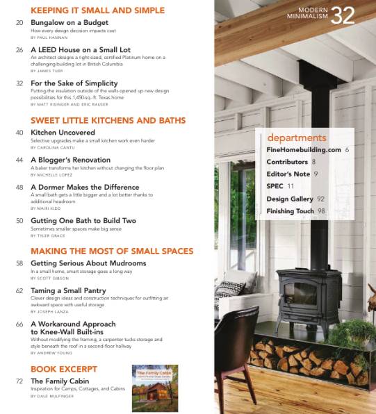 The Best of Fine Homebuilding (Fall 2017)