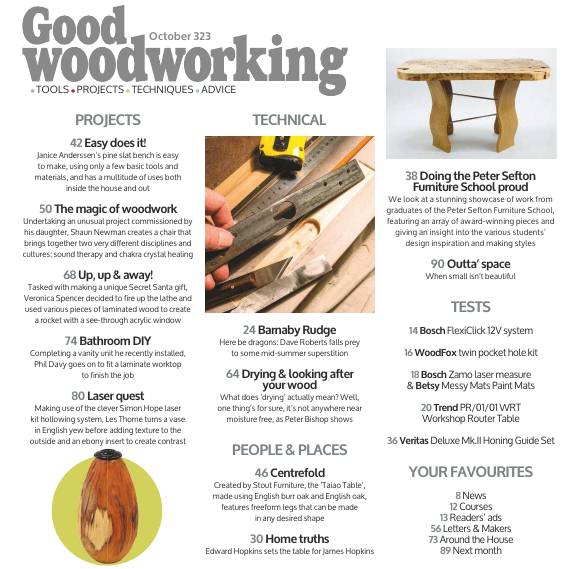 Good Woodworking №323 (October 2017)с