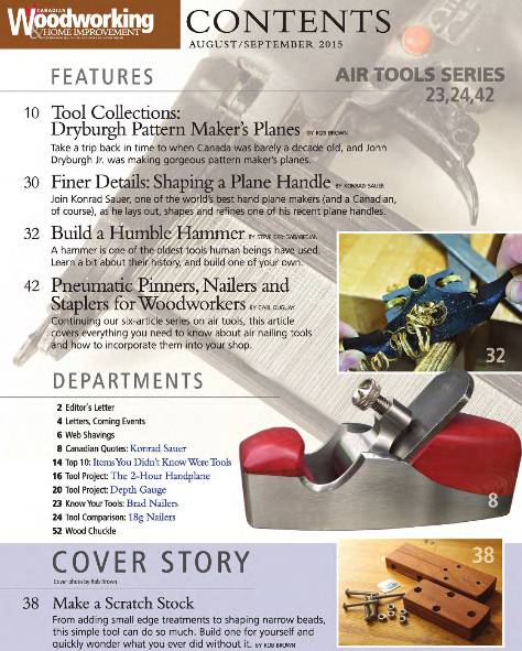 Canadian Woodworking & Home Improvement №97 (August-September 2015)с