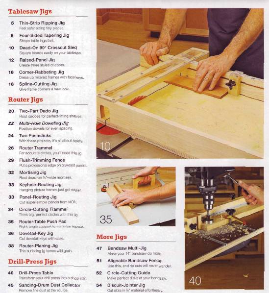 Wood. Best-Ever Woodworking Jigs, Homemade Tools & Shop Organizers