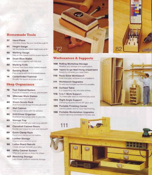 Wood. Best-Ever Woodworking Jigs, Homemade Tools & Shop