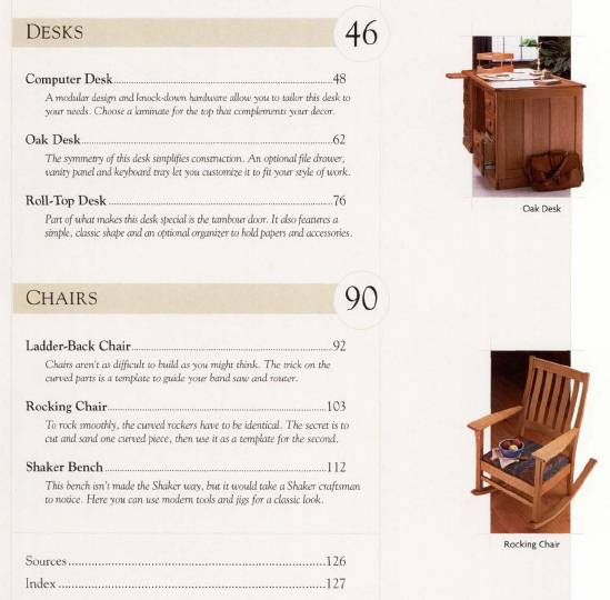 Tables, Desks Chairs