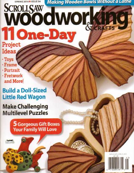 ScrollSaw Woodworking & Crafts №54 (Spring 2014)