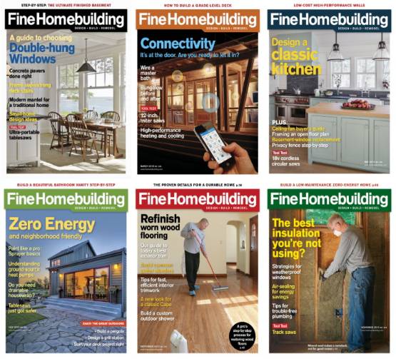 Fine Homebuilding. Архив за 2015 год