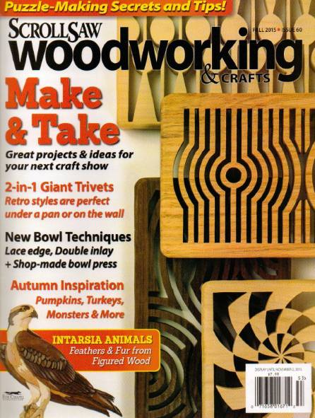 ScrollSaw Woodworking & Crafts №60 (Fall 2015)