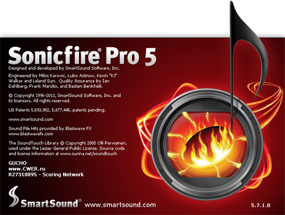 SonicFire Pro 5.7.1 Scoring Network Edition
