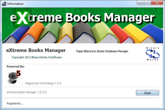 eXtreme Books Manager 1.0.2.0